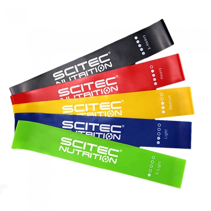 SCITEC Booty Band Set - Тренировъчни Ластици Комплект [5 бр.]